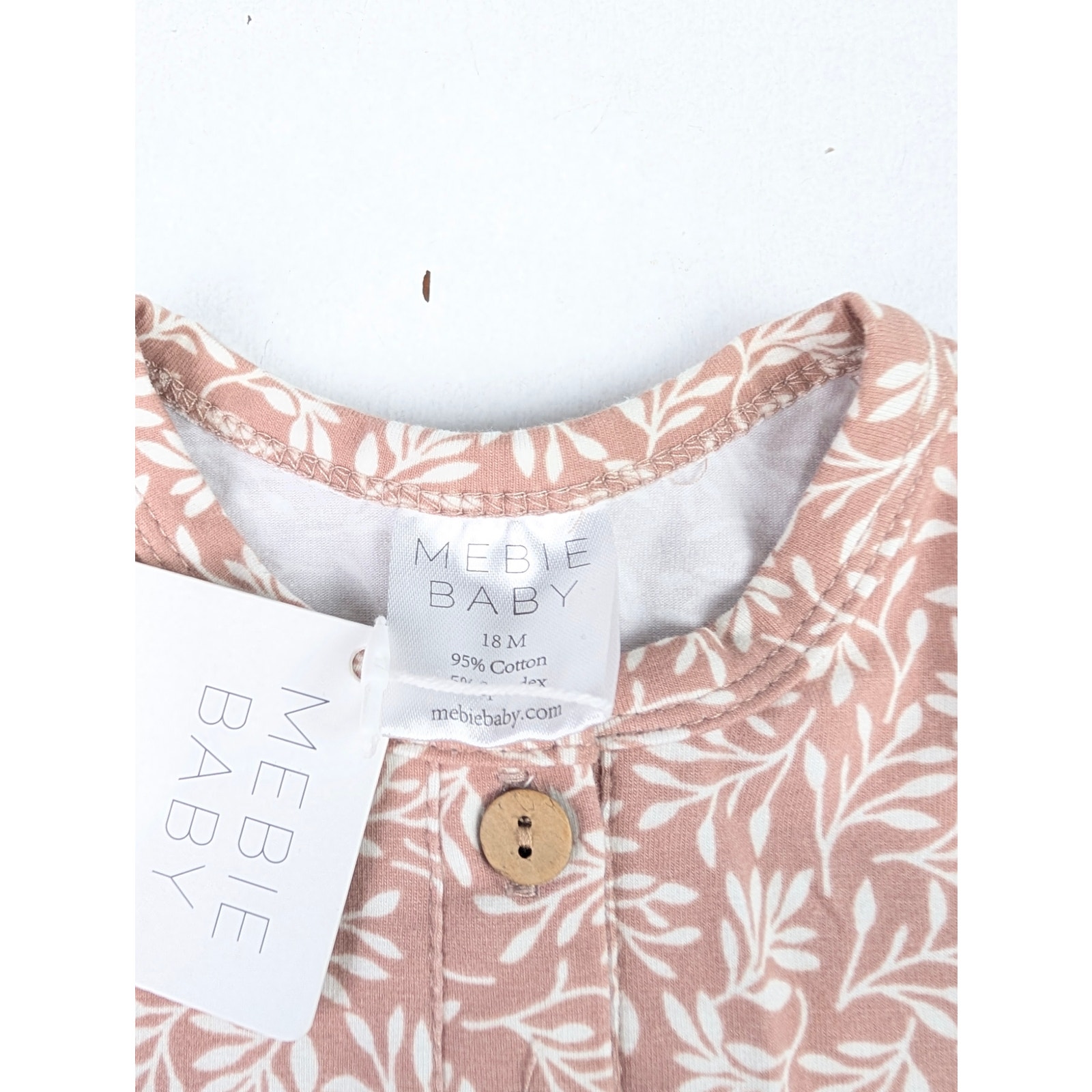 Mebie Baby Dusty Rose Vines Dress - 18 Months — image 3 of 4